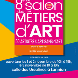 Salon RMA Lannion, affiche 2024, les Métalleuses en fusion