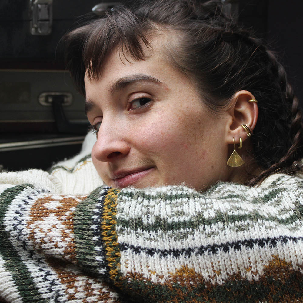 Boucles d'oreilles Coquillage, fabriquée par les métalleuses en fusion.3