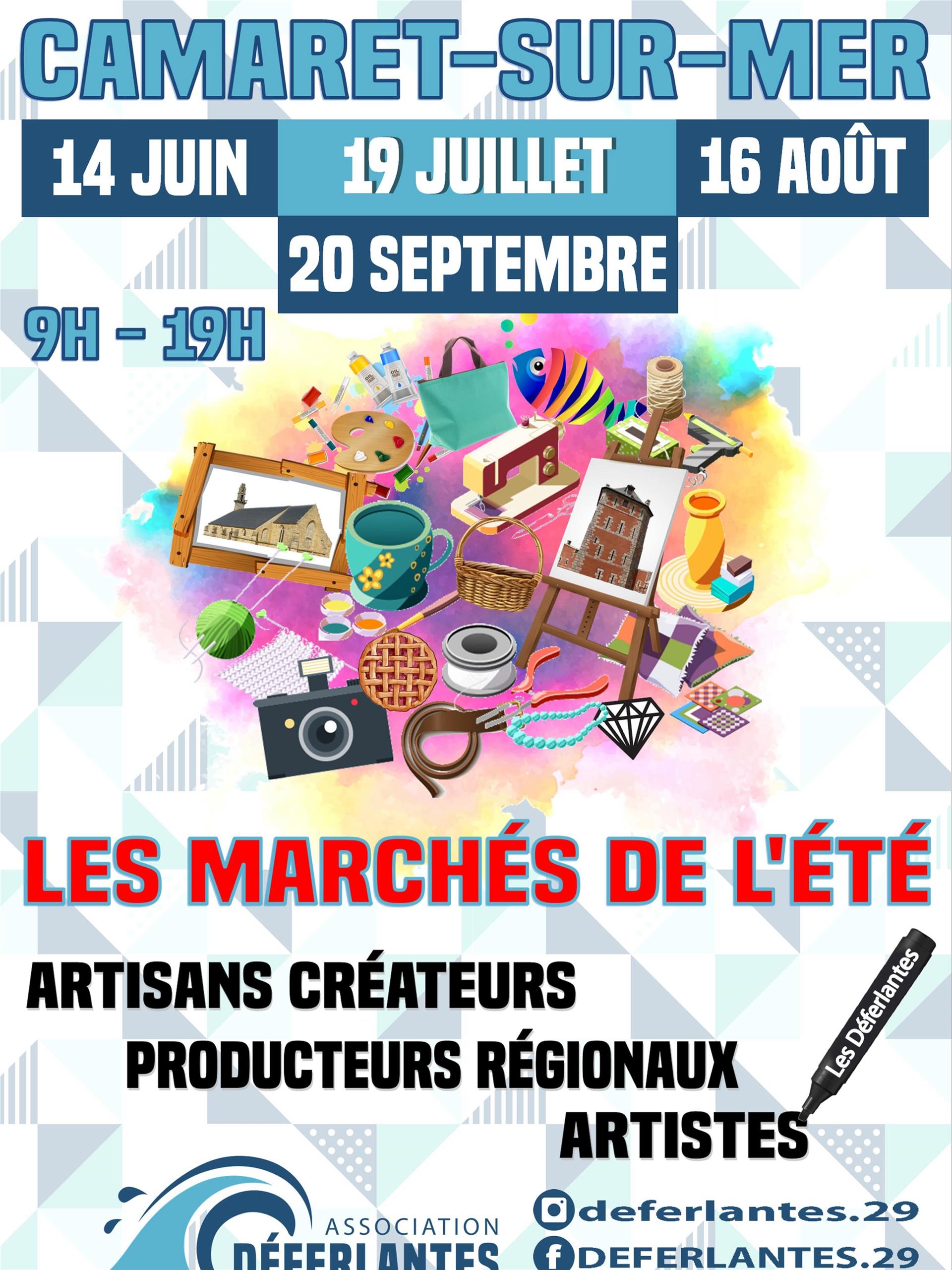 Marché de l'été 2026, Camaret-sur-Mer Marché de l'été 2026, Camaret-sur-Mer